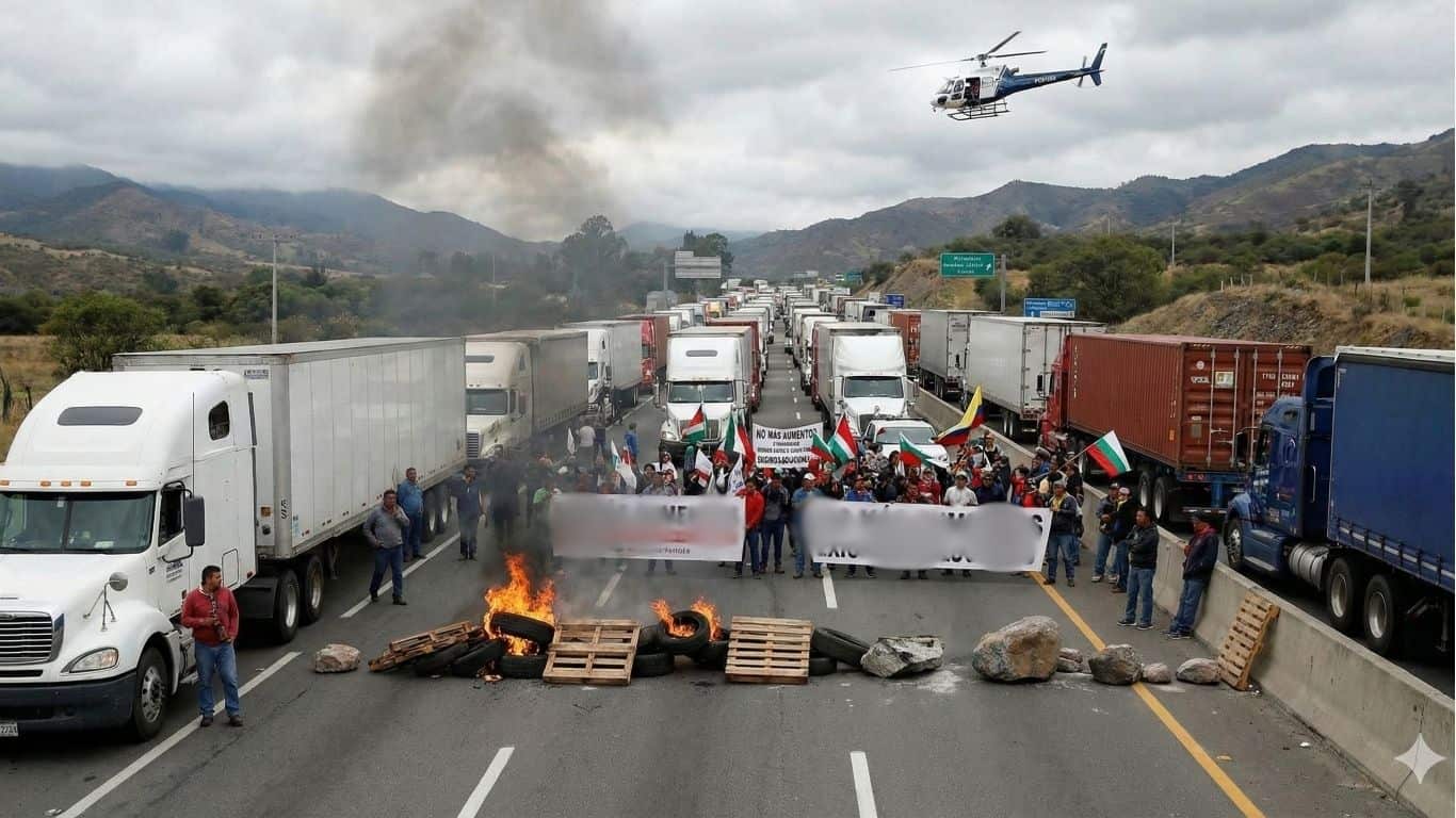 Transportistas anuncian bloqueos