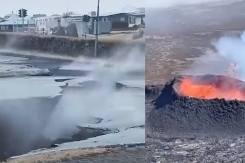 ¡Una bomba de tiempo! Reportan alta probabilidad de una erupción volcánica en Islandia