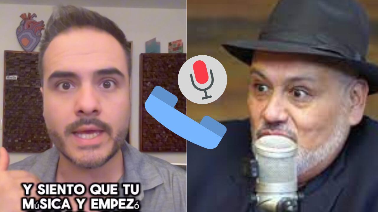 El cantante Alex Soto grabó a René Franco pidiéndole dinero para promocionarlo en su programa