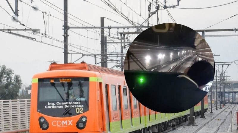 Conductor borracho maneja tren del Metro en Línea 12