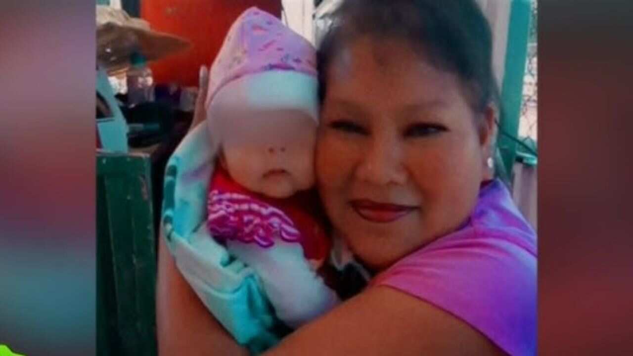 En redes sociales se dio a conocer el momento exacto en que Alicia Matías Teodoro pide ayuda.