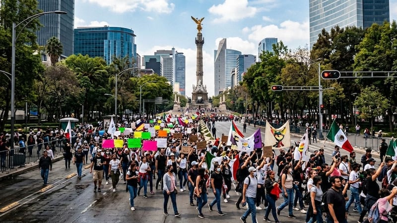 Marchas hoy en CDMX viernes 27 de febrero 2026: rutas, horarios y zonas afectadas