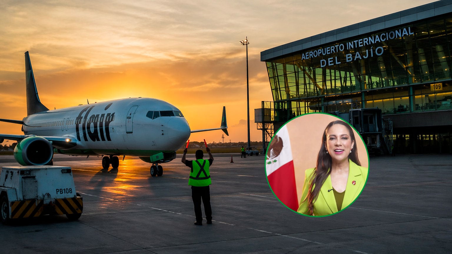 La gobernadora anunció un nuevo destino internacional directo desde el aeropuerto internacional de Guanajuato.