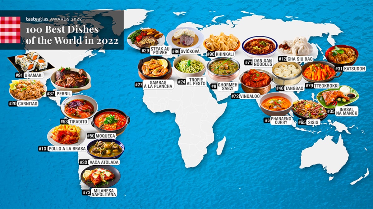 Taste Atlas destaca a México en los 100 mejores platillos del mundo