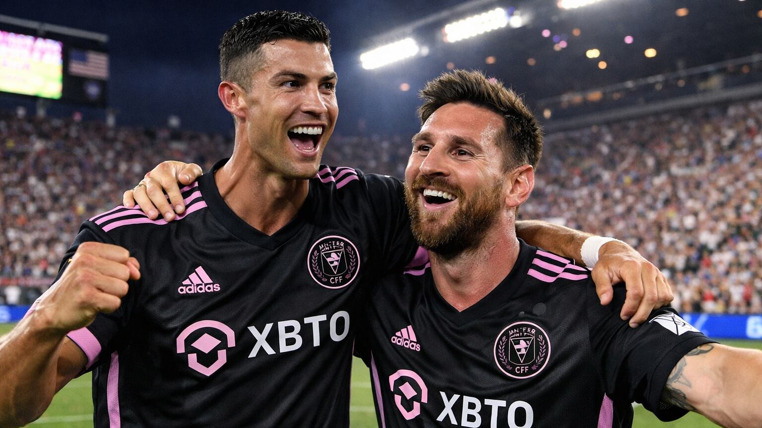 Cristiano podría jugar con Messi.