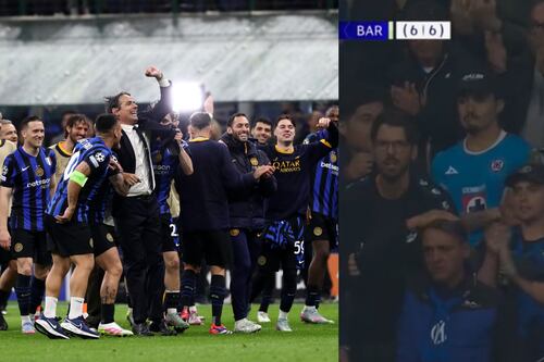 ¿La suerte del finalista? Aficionado de Cruz Azul es captado en San Siro apoyando al Inter