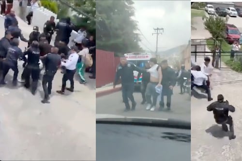 VIDEO: Policías irrumpen protestas en Conalep; reportan alumnos desaparecidos