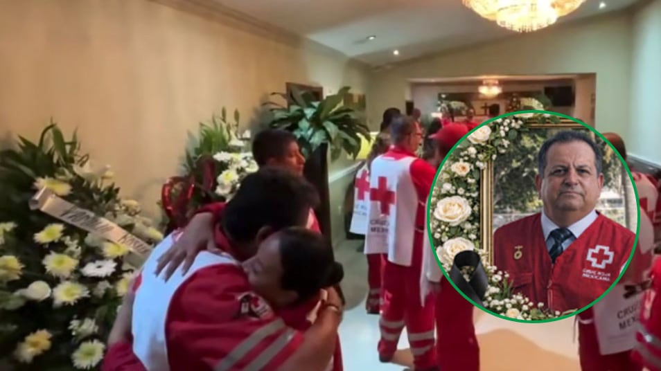 Saúl Banda fue despedido la mañana de hoy en Celaya por sus compañeros de Cruz Roja de Guanajuato.