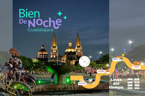 Guadalajara encenderá su centro una vez al mes: llega “Bien de Noche” con recorridos y música