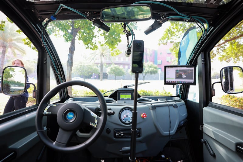 El minibús operará a baja velocidad en entorno urbano.