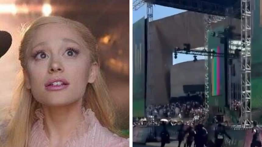 A pocas horas de la premier de Wicked en México, fans rompen barricadas de seguridad