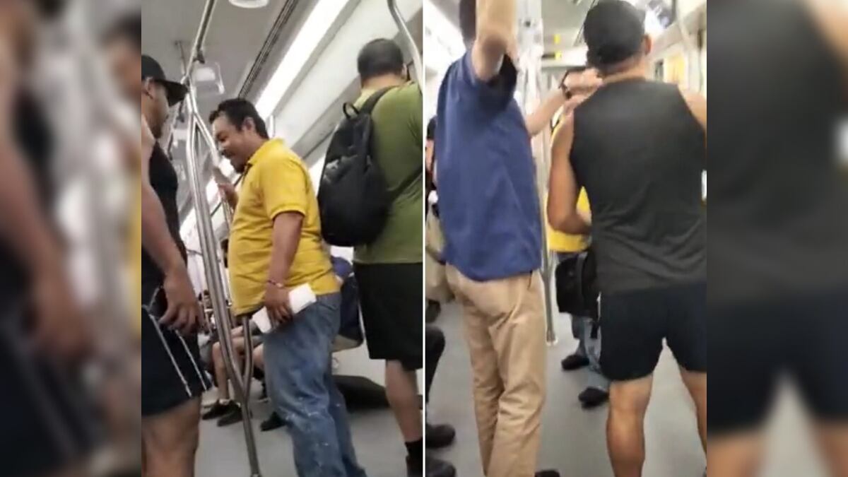 El presunto estafador no se amedrentó ante los reclamos de los pasajeros.