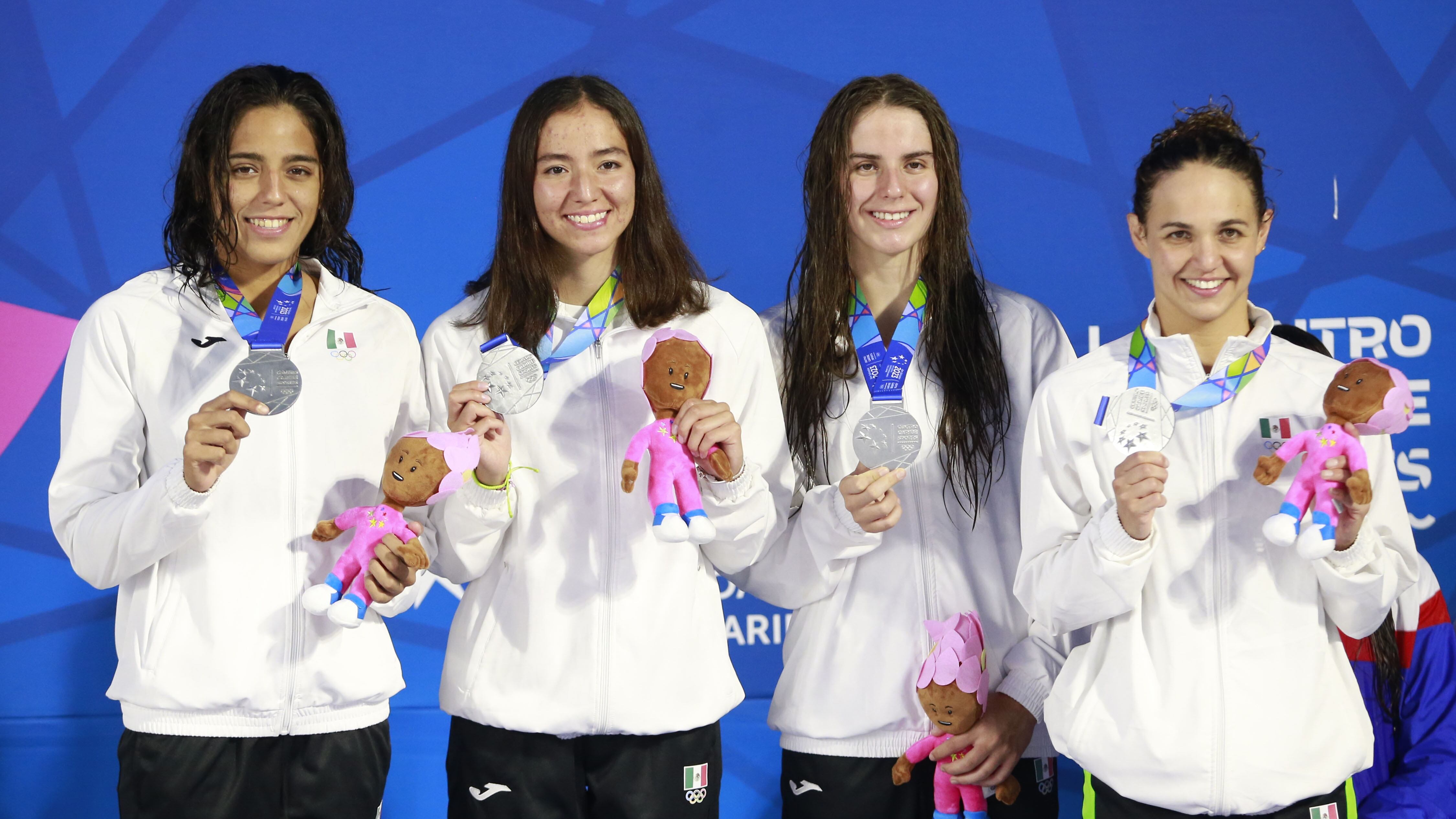 El equipo femenil de natación obtuvo dos medallas en el último día de actividades en San Salvador 2023.