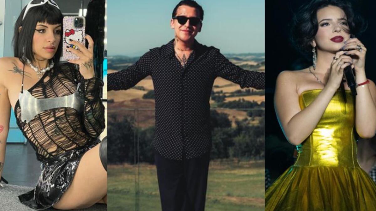 Nodal, Cazzu y Ángela Aguilar