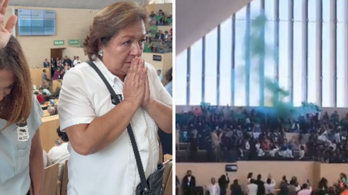 Diputadas del PAN rezaron con rosario en mano durante la sesión en la que el Congreso de Guanajuato rechazó la despenalización del aborto por un solo voto.