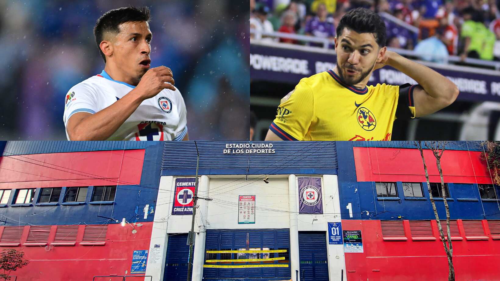 Cruz Azul y América se verán afectados por la clausura del Estadio Ciudad de los Deportes.