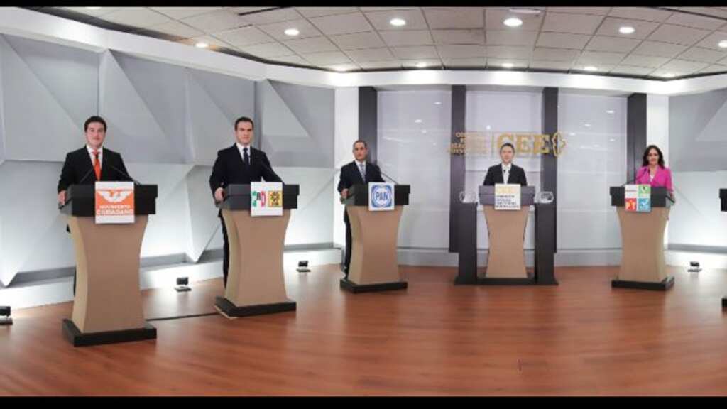 Los candidatos a la gubernatura debatieron este domingo