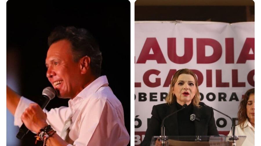 Pablo Lemus y Claudia Delgadillo, entre ellos está el próximo gobernador de Jalisco, según PREP. Foto: Facebook.