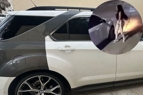 Encuentran camioneta en la que escapó el feminicida de Carla