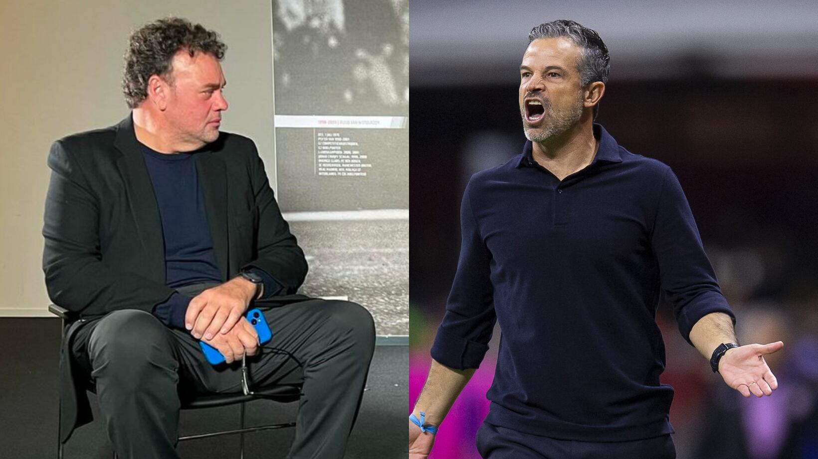 David Faitelson y Rafa Puente Jr. se engancharon en pleno programa.