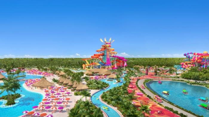 El nuevo parque acuático Perfect Day México abrirá en 2027 en la Costa Maya, al sur de Quintana Roo.