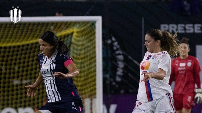 Rayadas jugaron contra el Lyon de Francia