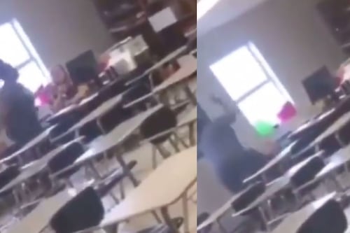Adolescente golpea fuertemente a profesora por cumplir reto para TikTok