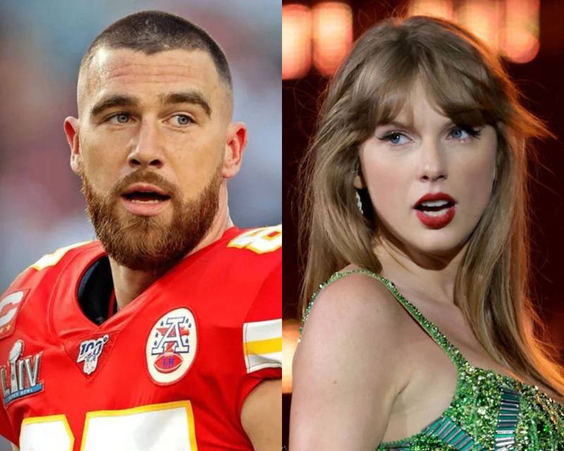 Taylor Swift y Travis Kelce, estrella de los Chiefs fueron captados  saliendo juntos en un aparente noviazgo