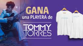 Gana una playera de Tommy Torres