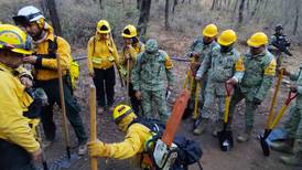 Un total de 187 elementos se han sumado a los esfuerzos por acabar con el incendio en la Sierra de Santa Rosa