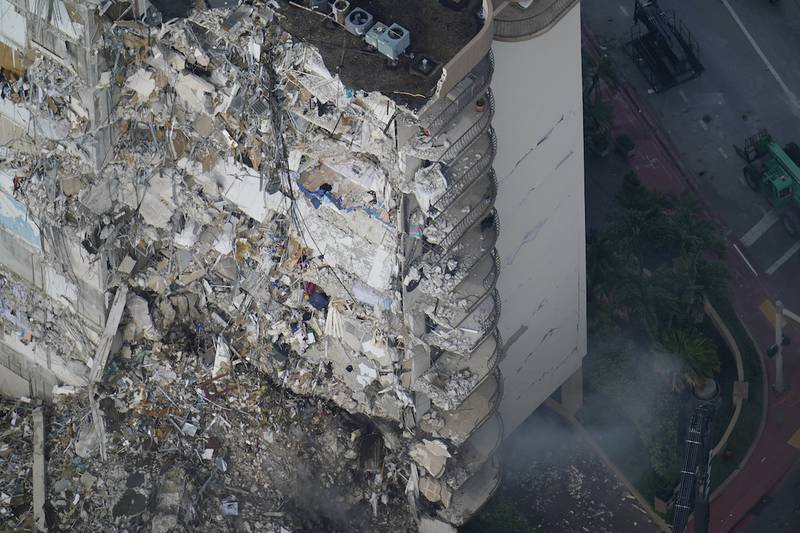 Miami: edificio derrumbado