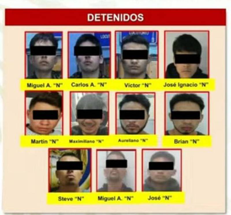 En Guanajuato fueron detenidas 11 personas por los incendios del martes, pero ningún criminal de alto perfil.