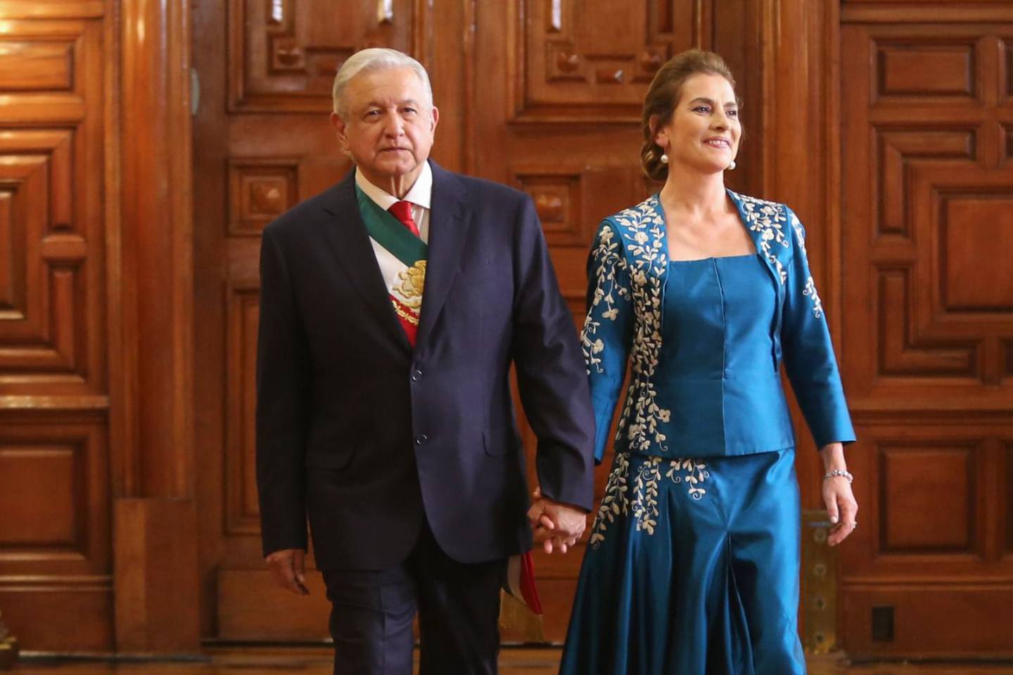 Amlo y Beatriz Gutiérrez Müller
