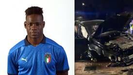 Mario Balotelli sale con vida de grave accidente automovilístico