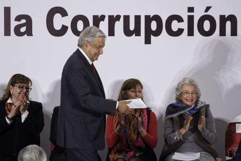De acuerdo con Transparencia Internacional México ocupa el lugar lugar 124 de 180 países en el ranking de percepción de corrupción.